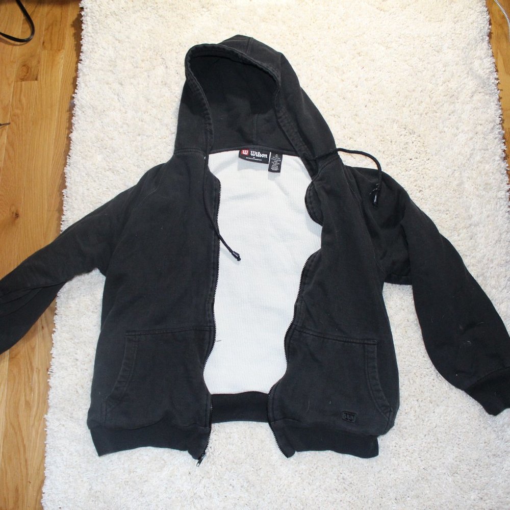 Vintage Wilson zip up hoodie